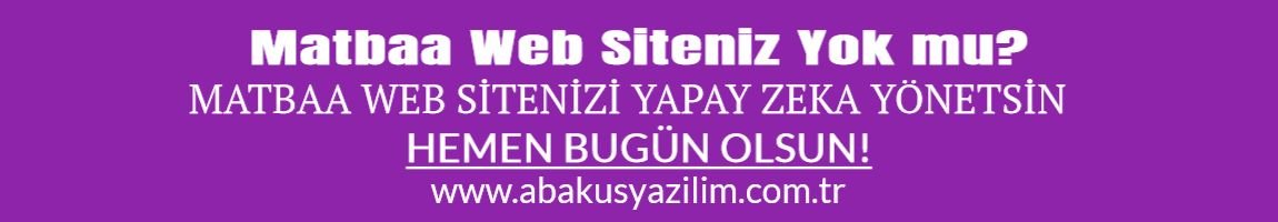 Matbaa Web Sitesi