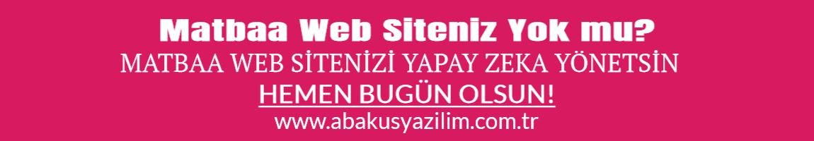 Matbaa Web Sitesi