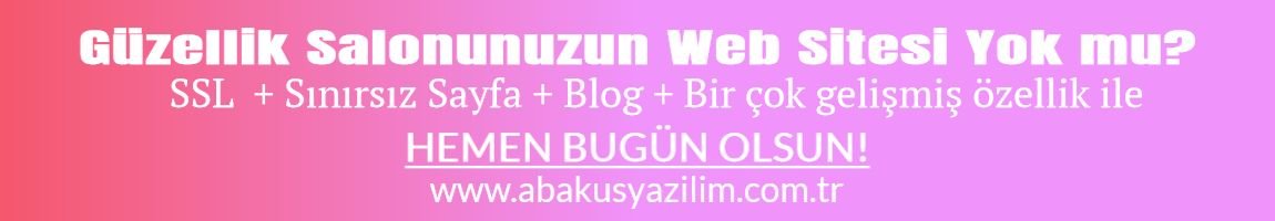 Güzellik Salonu Web Sitesi